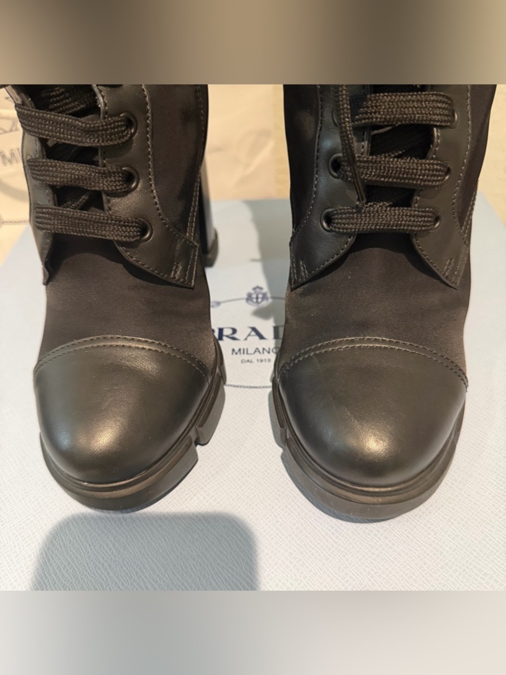 Like New Prada Nylon Boots - Picture 10 of 15